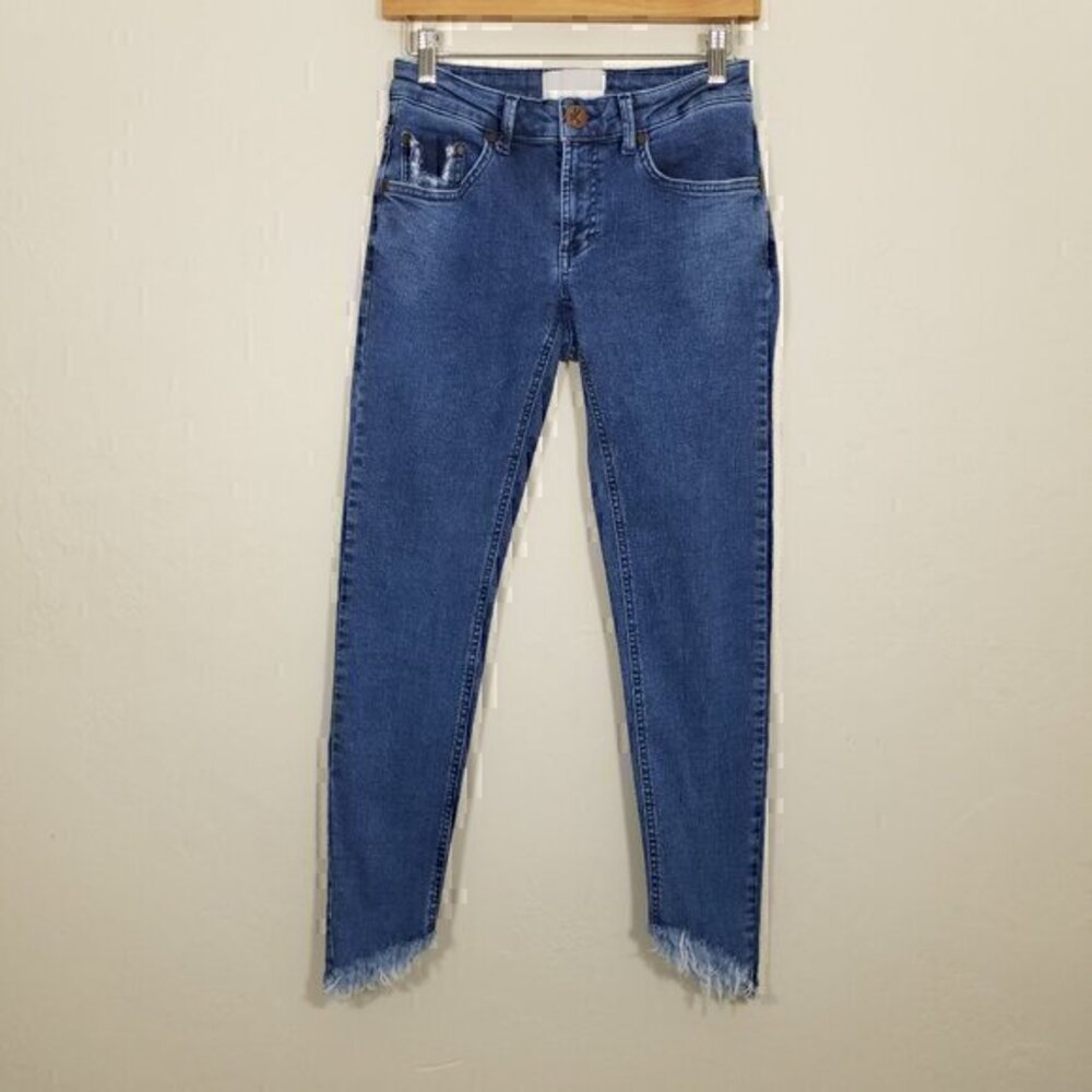One Teaspoon Skinny Stretch Jeans Blue Size 25